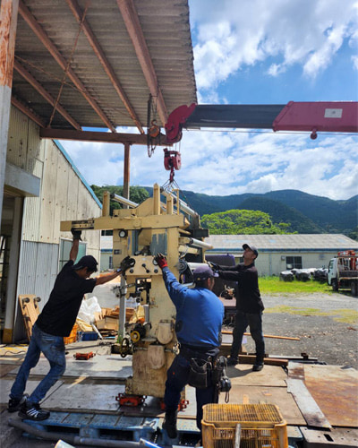 印刷機解体・搬出